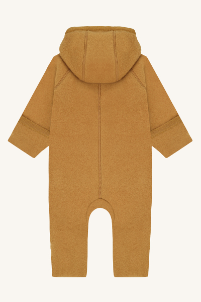 Hust&Claire - HCMevi Hood Wool/ Wollfleeceoverall old mustard/ senfgelb